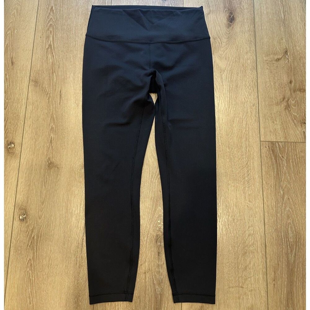 Women's Lululemon Wunder Train Black Leggings Size 10 EUC!